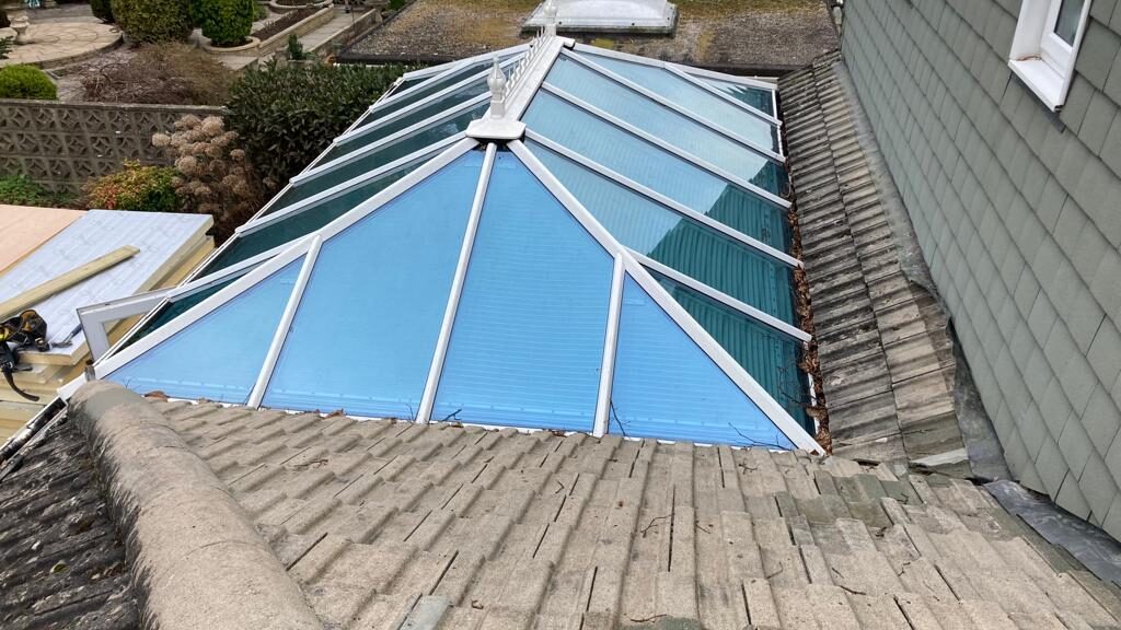 snap down glazing bars and conservatory roof panels